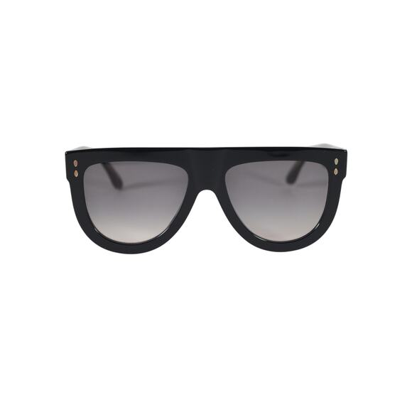 Isabel Marant Accessories - Isabel Marant Flat-Top Aviator Sunglasses – Black / Grey Gradient – NWT